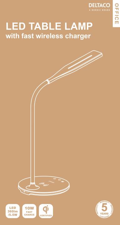Produktbild Deltaco Schreibtischlampe (360 lm)