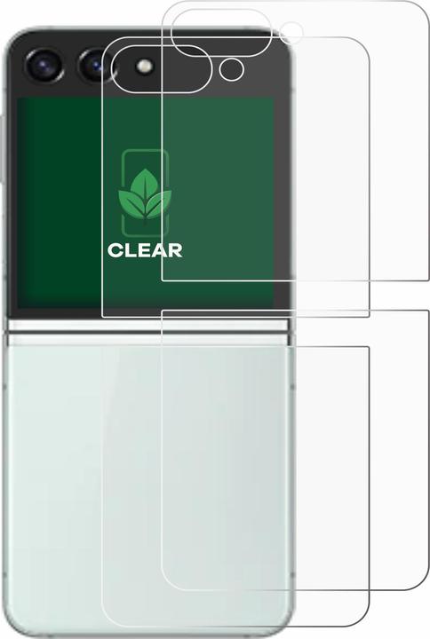 Image du produit ScreenLeaf Film de protection durable Protection d'écran Film clair transparent (2 pièce(s), Samsung Galaxy Z Flip 5G)