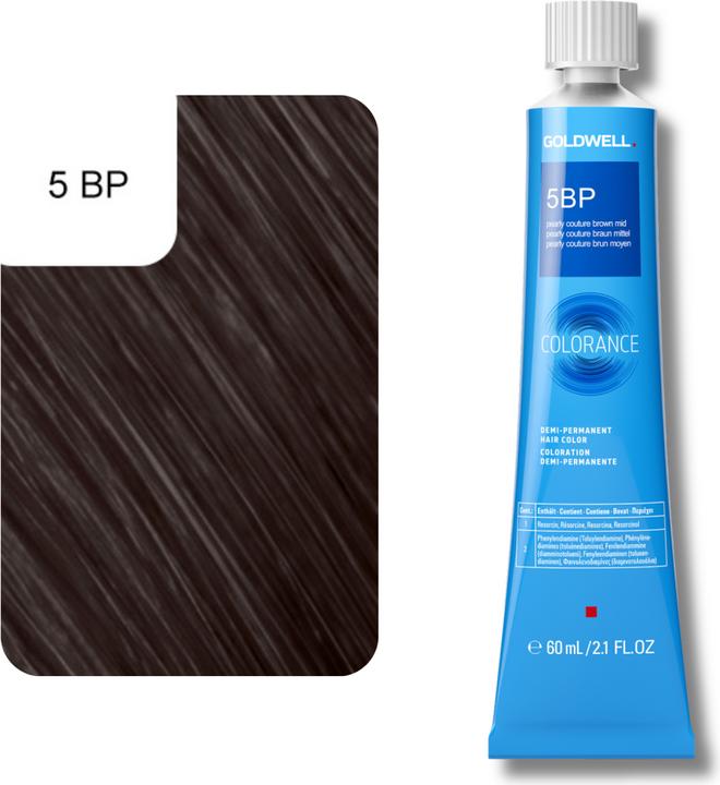 Image du produit Goldwell Colorance Tube Demi-Permanente (5BP nacré couture marron moyen)