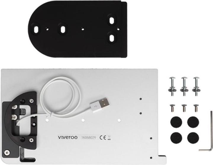 Actual product image Viveroo Premium-Wandhalterung - f?r iPad? Mini 4&5 - Super Silver (Silber)