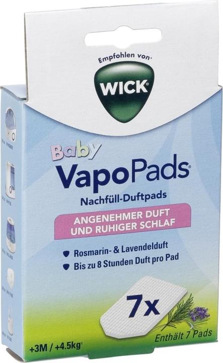 Wick WBR 7 Tampons vaporisateurs à la lavande (1 x)