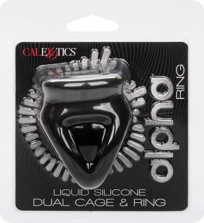 Produktbild CalExotics Alpha™ Liquid Silicone Dual Cage & Ring (3.75 cm)