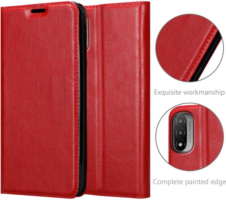 Actual product image Cadorabo Book Invis. Magnet sleeve (Motorola E30, Motorola Moto E20, Motorola Moto E40)