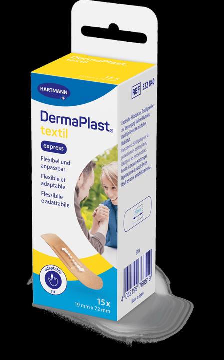 Actual product image DermaPlast Textile plaster (15 x)