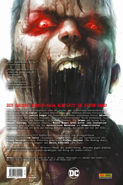 Actual product image Panini DC-Horror: Die Zombie-Saga (Deluxe Edition) (German, Karl Mostert, Darick Robertson, Daniele Di Nicuolo, Ralph Kruhm, Jörg Fassbender, 2024)