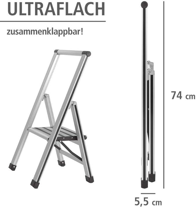Produktbild Wenko Haushaltsleiter (Trittleiter, 44 cm)