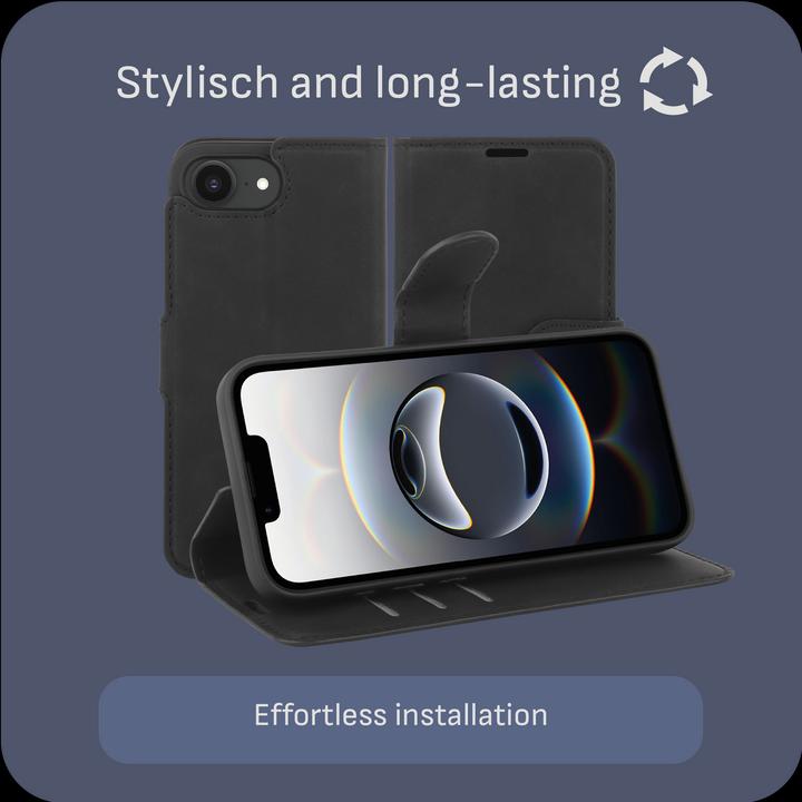 Actual product image Cazy Premium-Geldbörsen-Etui, Magnetisches Geldbörsen-Etui, Kartenfächer, Ständer (Apple iPhone 16e)