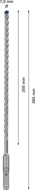 Productafbeelding Bosch Professional Zubehör Expert SDS plus-7X klopboormachine, 7 x 200 x 265 mm (7 mm)
