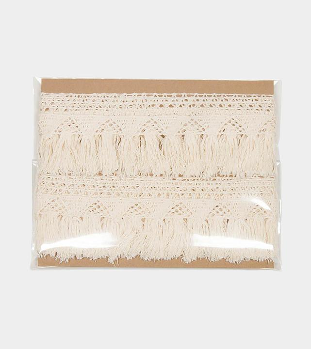 Image du produit Halbach Frange de coton Macramee (Film cadeau, 1 x)