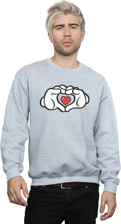 Immagine prodotto Disney Mickey Mouse Heart Hands Felpa Uomo (XL)