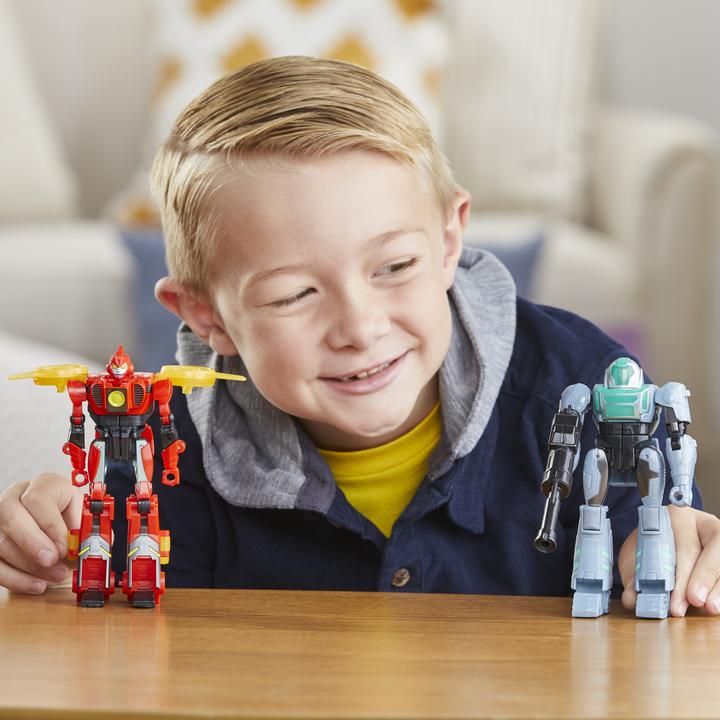 Actual product image Transformers Earthspark CombiNerf 1