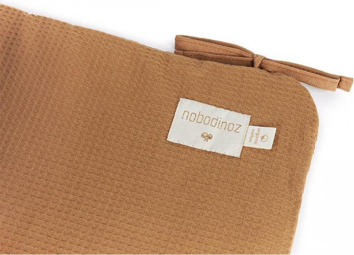 Produktbild Nobodinoz Nest Cot Bumper Bettnestchen Honeycomb Caramel