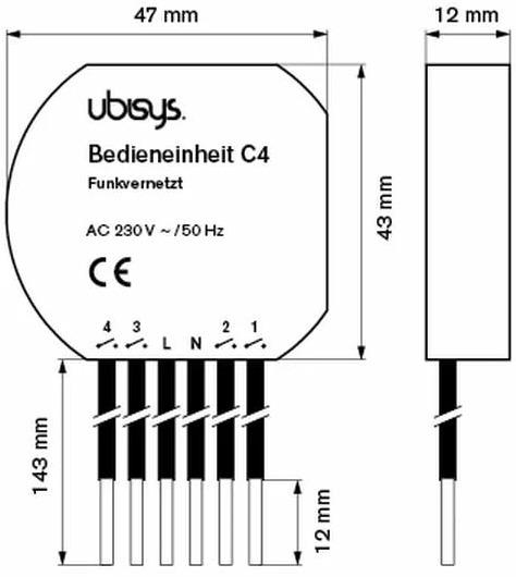Produktbild Ubisys Bedieneinheit C4