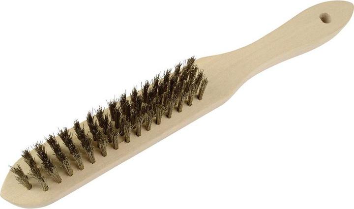 Actual product image Mannesmann wire brush brass plated