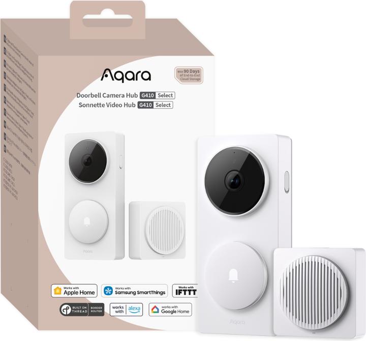 Actual product image Aqara Smart Video Doorbell G410 *weiss* (Wi-Fi)
