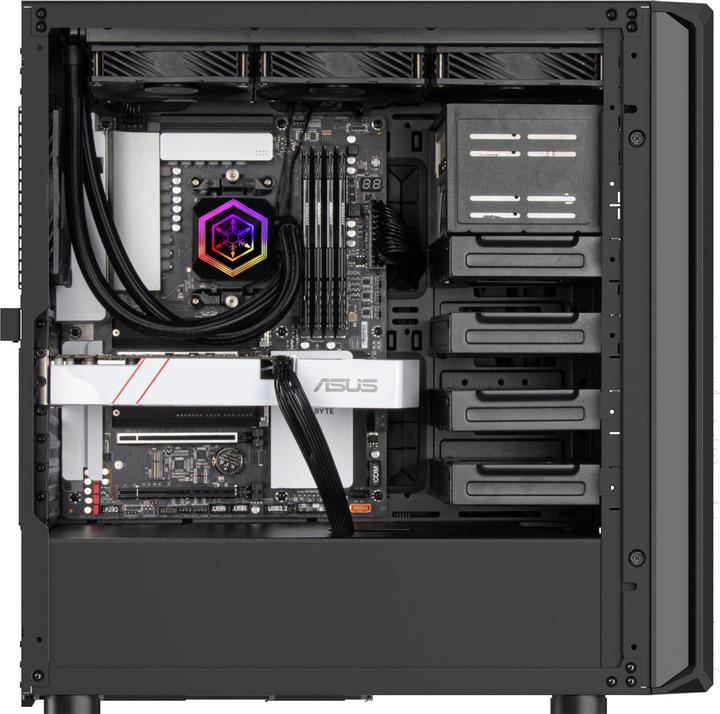 Image du produit Silverstone SilvStone SST-SED1-B ATX bk SST-SED1-B (ATX, SSI CEB, Mini-ITX, mATX, E-ATX, SSI EEB)