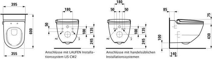 Actual product image Laufen Cleanet Riva