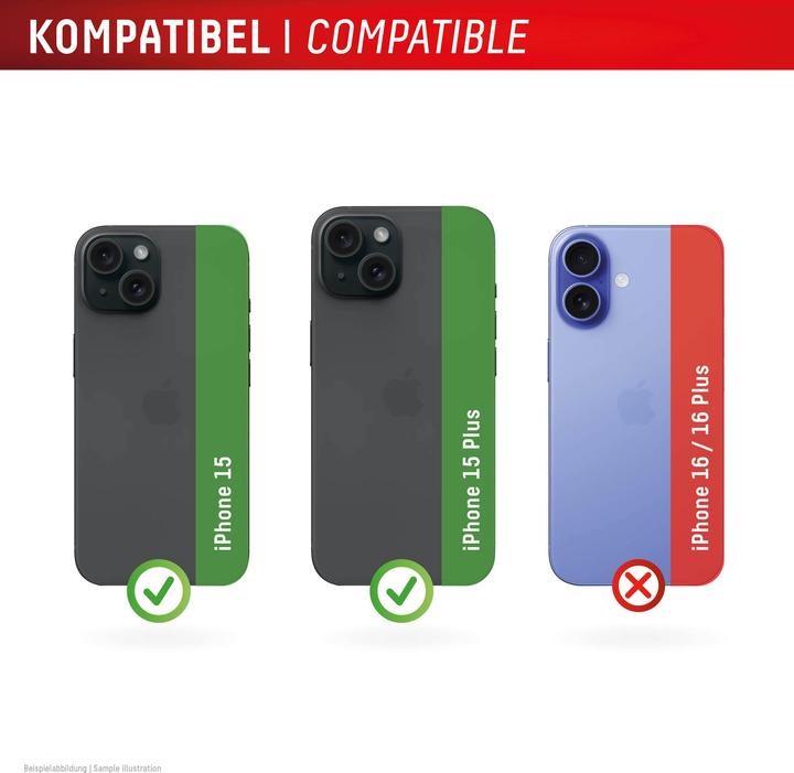 Image du produit Displex Full Cover Camera Lens Glass, Kamera Schutzglas, Platte, Doppelpack (2 pièce(s), Apple iPhone 15 Plus, Apple iPhone 15)
