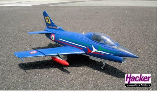 Produktbild Sebart Fiat G91 Frecce Tricolori 1160 mm ARTF (Motorflugzeug)