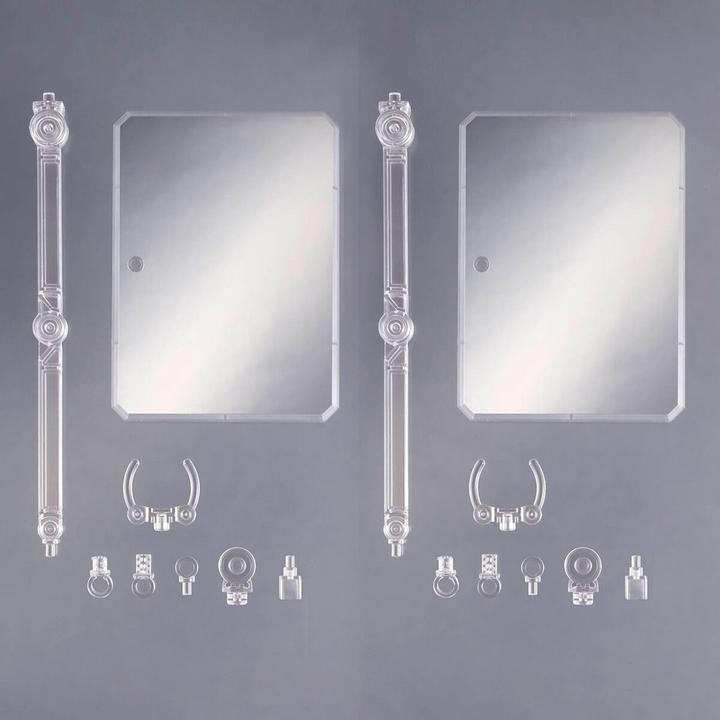 Actual product image Bandai GUNDAM - Action Base 7 (Clear Colour) Mirror Stickers Set - Model Kit