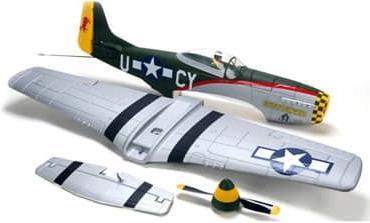Produktbild Parkzone P-51D Mustang Ersatzmodell ohne Elektronik (Warbird)