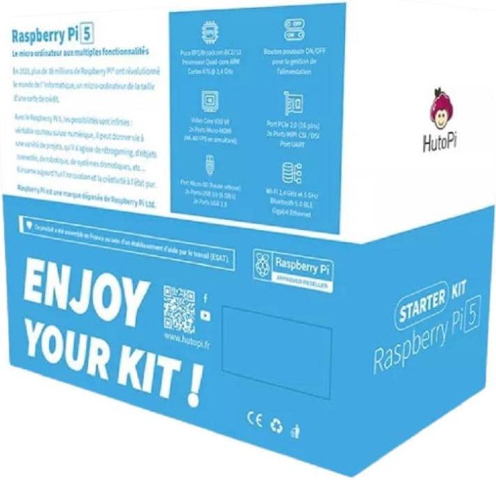 Produktbild HutoPi Raspberry Pi 5 Starter Kit - 2GB version