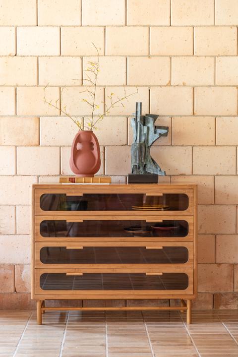 Actual product image Dutchbone Caroun Cabinet Wide (105 x 38 x 88 cm)
