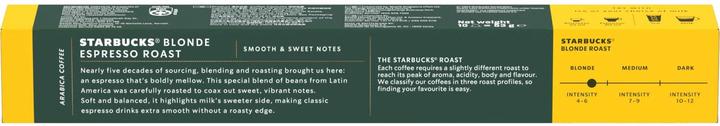 Actual product image Starbucks Blonde Espresso Roast (120 x Port.)