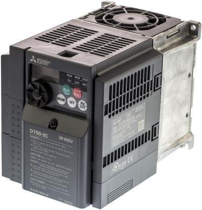 Mitsubishi D740SC Inverter Drive 3.7kW 8A 3 Ph