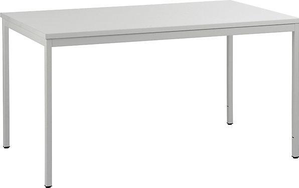 Produktbild eurokraft basic Meisterschreibtisch, lichtgrau (140 cm, 80 cm)