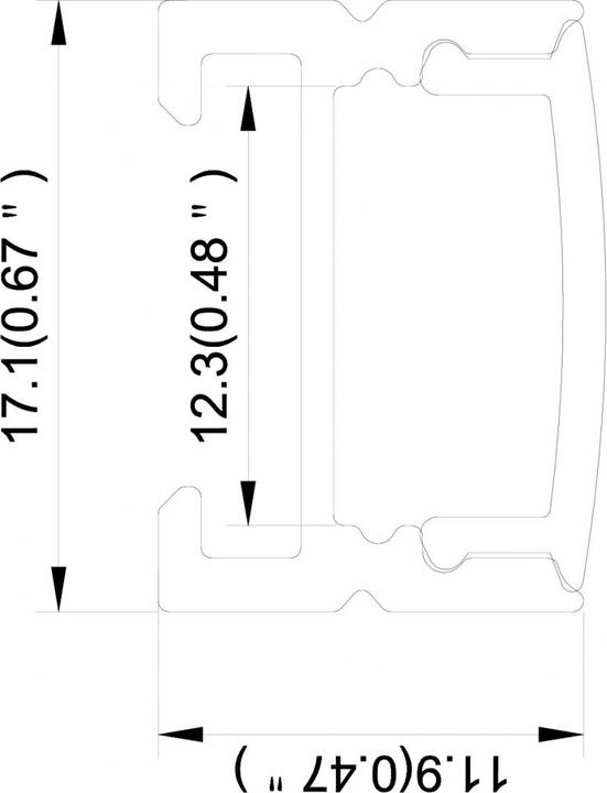 Immagine prodotto Synergy 21 Profilo a U LED 200cm, ALU144 W