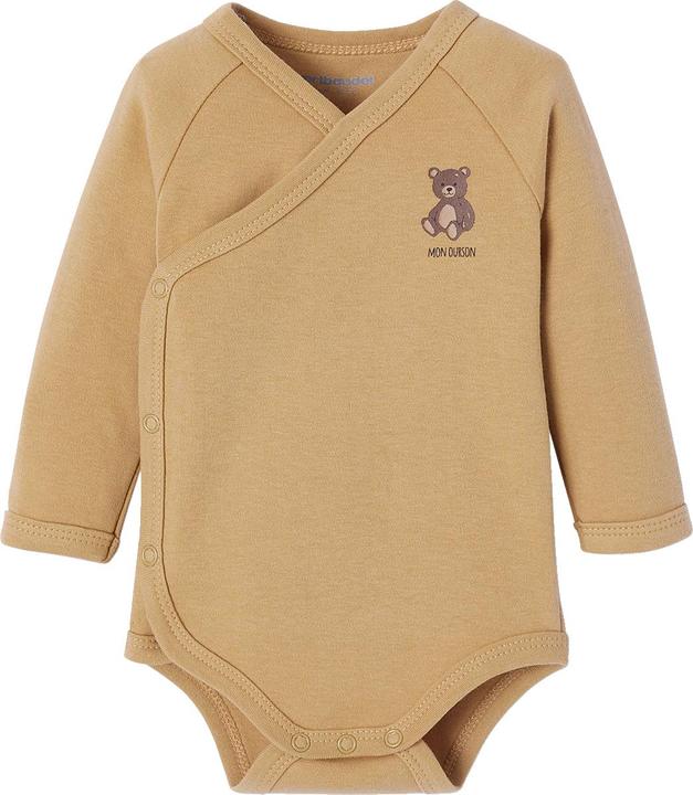 Actual product image Vertbaudet Bio-Kollektion: Baby-Set für Neugeborene, Bärenmotiv, 3 Teile (80)