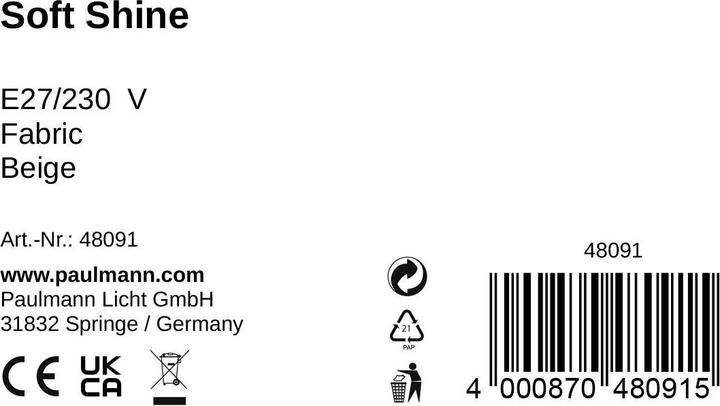 Produktbild Pauleen Soft Shine (E27, 0 lm)