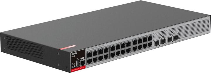Image du produit Ruijie 24 ports Ã 10/100/1000Base-T copper avec auto-négociation, 4 ports Ã 1GE/2.5GE SFP, 2 ports fixes (24 Ports)