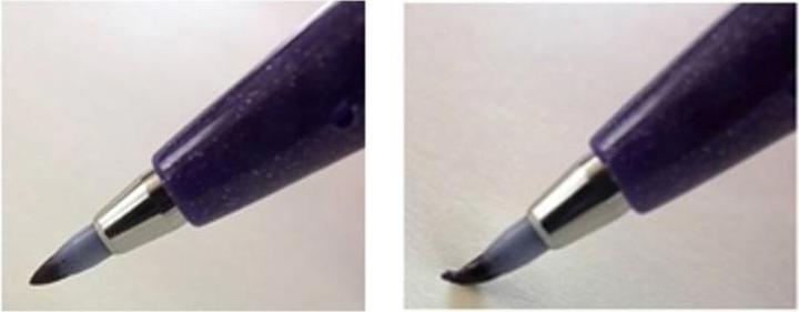 Image du produit Pentel Stylo pinceau, stylo fibre (Multicolore, 7 x)