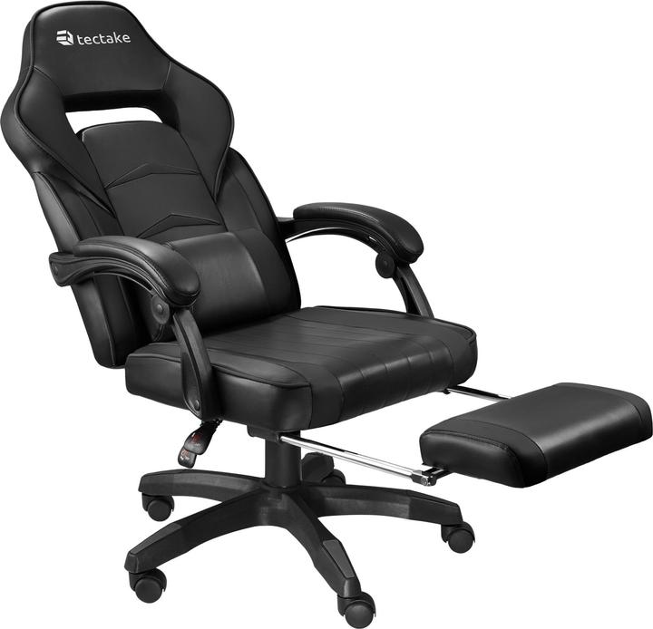 Image du produit tectake Chaise de bureau racing Comodo avec repose-pieds