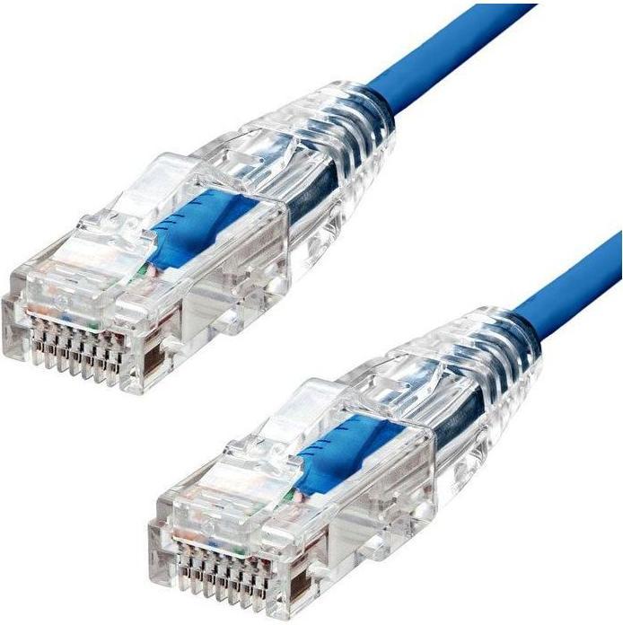 Image du produit ProXtend Slim U/UTP CAT6A LSZH AWG 28 Bleu 30CM (U/UTP, CAT6a, 0.30 m)
