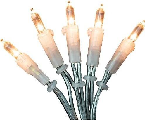 EGB LED Fairy Lights 50 LEDs transparent amber (11.30 m)