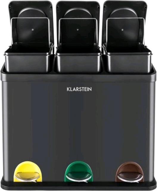 Produktbild Klarstein Ökosystem Mülleimer Schwarz (45 l)