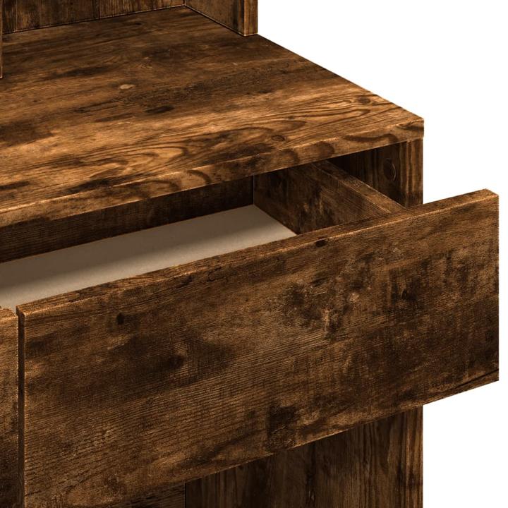 Actual product image VidaXL Dressing Table with Mirror (80 x 41 x 144.5 cm)