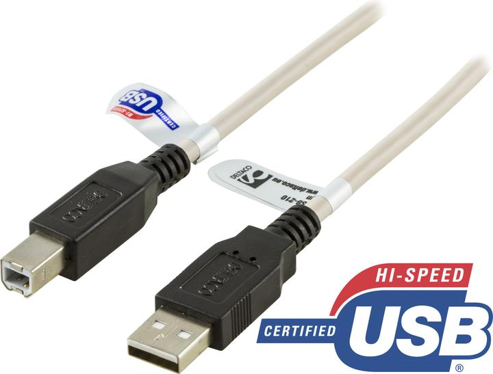 Actual product image MicroConnect USB cable (1 m, USB 2.0)
