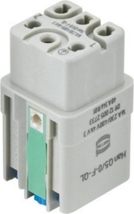 Image du produit Harting 09 12 005 2733 Tilslutningsindsats Han® Q 5 + PE Han-Quick Lock® 1 pc