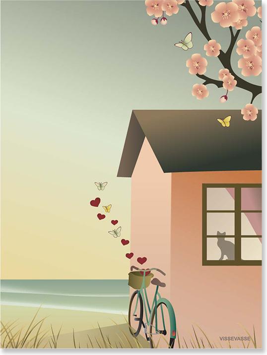 Produktbild Vissevasse Karte greeting card, Doppelkarte 10,5x15cm, ohne (2 Stk.)