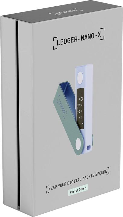Actual product image Ledger Nano X Crypto Hardware Wallet Pastel Green (Bitcoin, Ethereum Classic, Cardano)