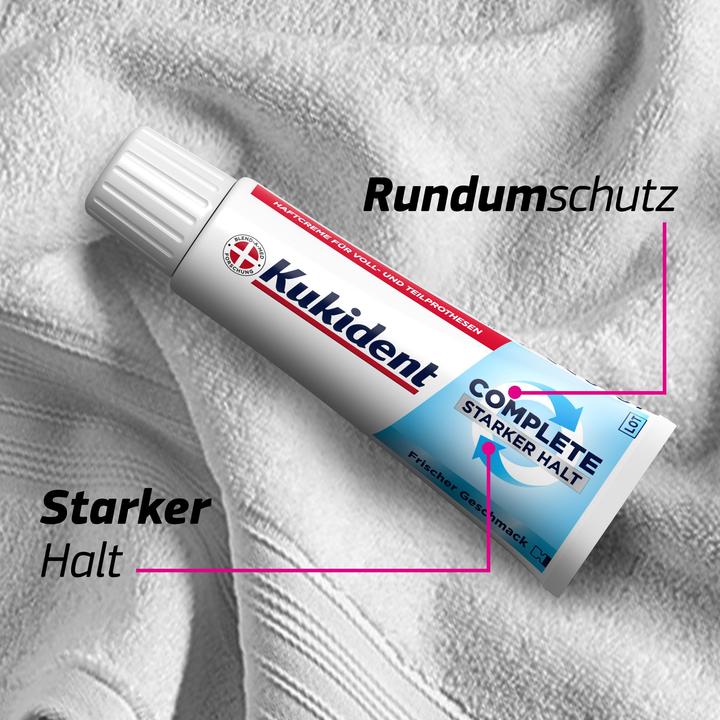 Produktbild Kukident Haftcreme Complete Frischer Geschmack 70g Haftcreme (70 ml)