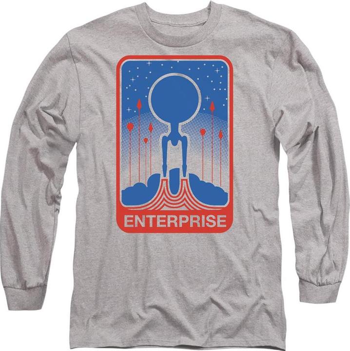 Immagine prodotto Star Trek Beyond Enterprise Maglietta Tasca a Toppa Adulto Unisex (XL)