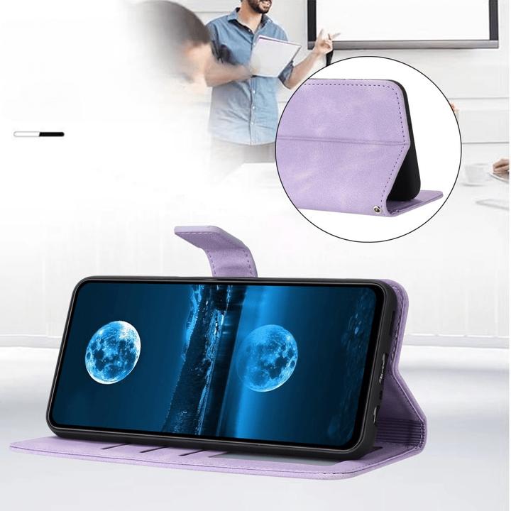 Immagine prodotto Cover-Discount Galaxy S25 / S24 – Wildleder Look Etui im Vintage Design (Samsung Galaxy S24, Samsung Galaxy S25)