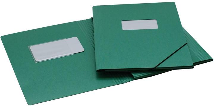 Produktbild Erola Pendenzenmappe A4 grün mit Fenster + 3 Klappen (A4, 1 x)