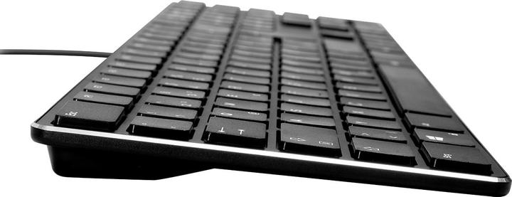 Produktbild Speedlink Tastatur RIVA Slim Metal Scissor, schwarz retail (DE, Kabelgebunden)