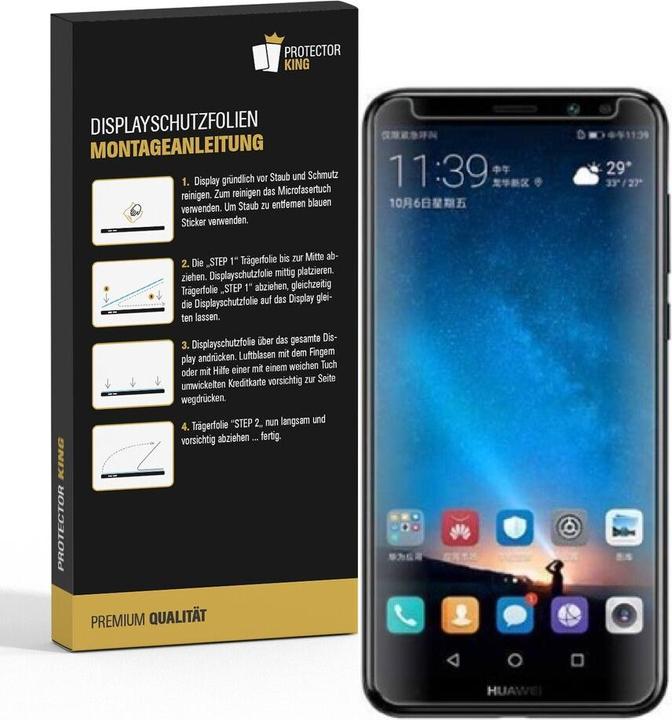 Produktbild Protectorking 6x Premium Displayschutzfolie Matt Entspiegelt (6 Stück, Huawei Mate 10 Lite)